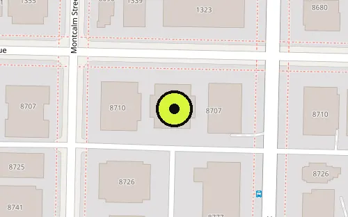 Map location of 1330 W 71st Av
