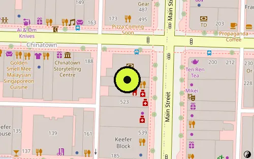 Map location of 507 Main St